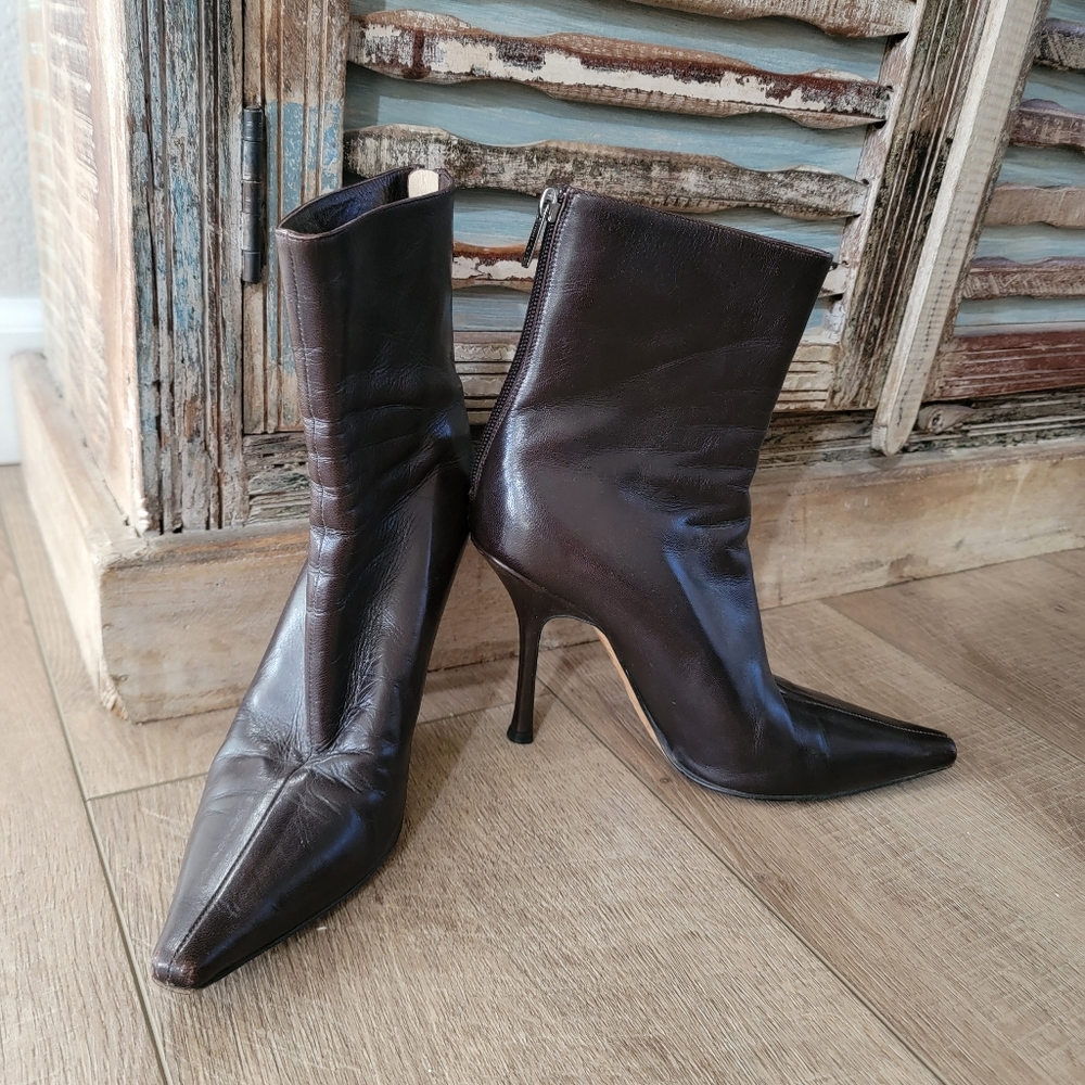 Jimmy Choo leather boots